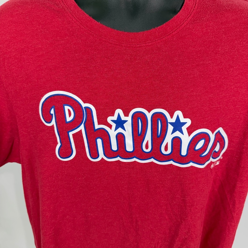 Philadelphia Phillies47 Brand Red Short Sleeve Tee - Picture 2 of 6